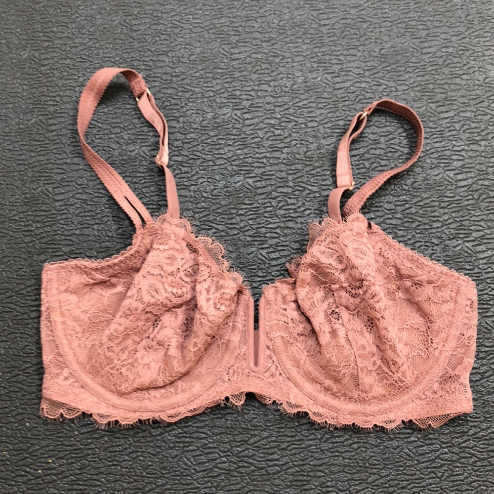 New mauve bralette